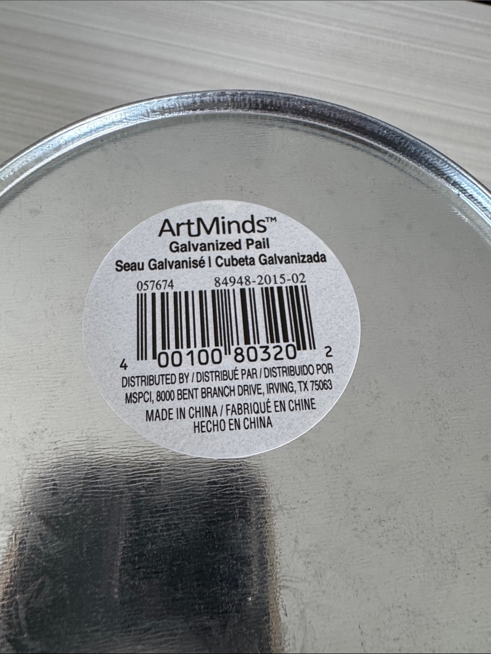 🪣 Set of 2 Galvanized Metal Buckets w/ Chalkboard Labels ✏️ - Picture 9 of 9